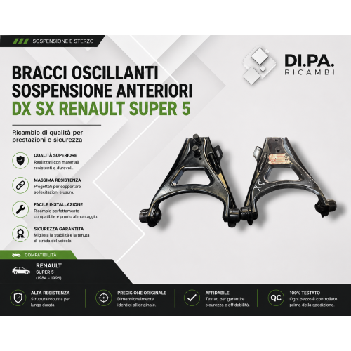 COPPIA BRACCI OSCILLANTE...
