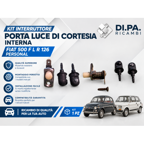 KIT INTERRUTTORE PORTA LUCE...