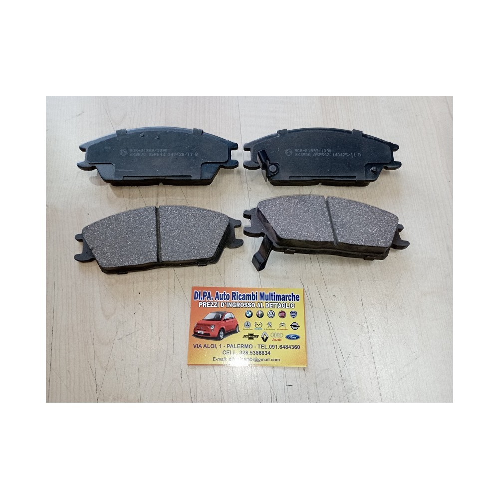 KIT 4 PASTIGLIE FRENO ANTERIORE PER RENAULT LAGUNA T 5086 WVA