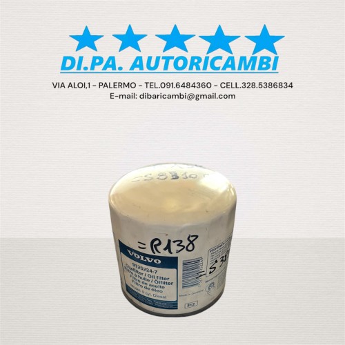 FILTRO OLIO ORIGINALE VOLVO...